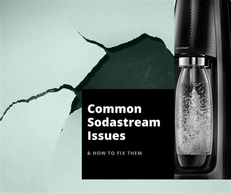 Common SodaStream Problems and How to Fix。